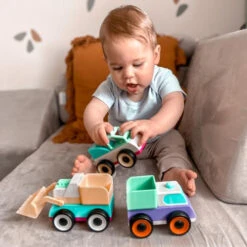 Playgro Build And Drive Mix N Match 3 Stuks Voertuigen P4088176 -Kleintje Wereld build and drive mix n match vehicles 10