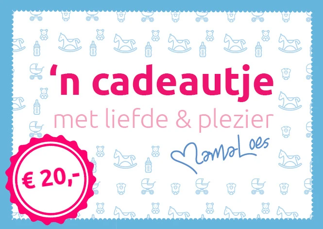 MamaLoes Cadeaubon T.w.v. 20,- 3 MamaLoes Cadeaubon T.w.v. 20,-