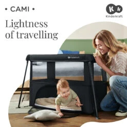 Kinderkraft Cami Black 3-in-1 Campingbed KLCAMI00BLK0000 -Kleintje Wereld cami sfeer 5 1