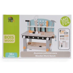 Cangaroo 46-delige Houten Werkbank 109206 -Kleintje Wereld cangaroo 46 delige houten werkbank 109206 4