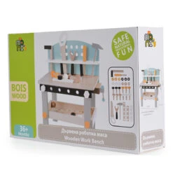 Cangaroo 46-delige Houten Werkbank 109206 -Kleintje Wereld cangaroo 46 delige houten werkbank 109206 5