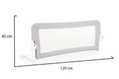 Cangaroo Bed Rail Grey 120 Cm Bedhekje 109959 -Kleintje Wereld cangaroo bed rail grey 120 cm bedhekje 109959 4
