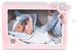 Cangaroo Blauw 36cm Pop 8555 -Kleintje Wereld cangaroo blauw 36cm pop 8555