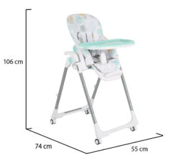 Cangaroo Bueno Blauw Kinderstoel 109980 -Kleintje Wereld cangaroo bueno blauw kinderstoel 109980 12