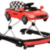 Cangaroo Cabrio Red 2-in-1 Loopstoel En Loopwagen -Kleintje Wereld cangaroo cabrio red loopstoel 1