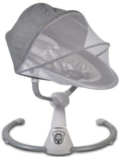 Cangaroo Cloud Grey Stars Swing Elektrische Babyschommel 48123 -Kleintje Wereld cangaroo cloud grey stars swing elektrische babyschommel 48123 5