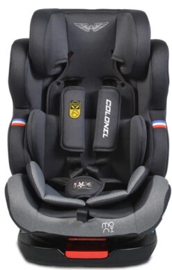 Cangaroo Colonel Dark Grey SPS Isofix 0-36 Kg Autostoel 0212 -Kleintje Wereld cangaroo colonel light grey 0 36 kg autostoel 0205 10 1