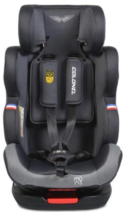 Cangaroo Colonel Dark Grey SPS Isofix 0-36 Kg Autostoel 0212 -Kleintje Wereld cangaroo colonel light grey 0 36 kg autostoel 0205 12 1