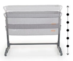 Cangaroo Connect Us Grey Wieg Aan Bed -Kleintje Wereld cangaroo connect us grey wieg aan bed 8