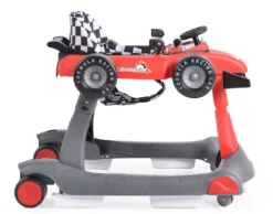 Cangaroo Daytonna Rood Loopstoel 109181 -Kleintje Wereld cangaroo daytonna rood loopwagen 109181 6