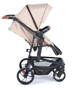 Cangaroo Ellada Beige 3-in-1 Combi Kinderwagen Incl. Autostoel -Kleintje Wereld cangaroo ellada beige 3 in 1 kinderwagen incl. autostoel 10