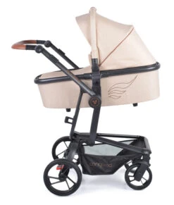 Cangaroo Ellada Beige 3-in-1 Combi Kinderwagen Incl. Autostoel -Kleintje Wereld cangaroo ellada beige 3 in 1 kinderwagen incl. autostoel 4 1