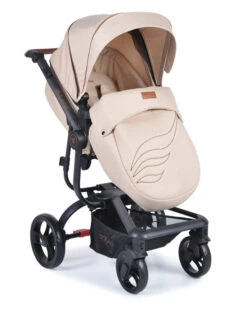 Cangaroo Ellada Beige 3-in-1 Combi Kinderwagen Incl. Autostoel -Kleintje Wereld cangaroo ellada beige 3 in 1 kinderwagen incl. autostoel 5