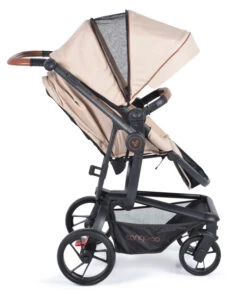 Cangaroo Ellada Beige 3-in-1 Combi Kinderwagen Incl. Autostoel -Kleintje Wereld cangaroo ellada beige 3 in 1 kinderwagen incl. autostoel 9