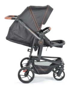 Cangaroo Ellada Black 3-in-1 Combi Kinderwagen Incl. Autostoel -Kleintje Wereld cangaroo ellada black 3 in 1 kinderwagen incl. autostoel 12 1