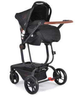 Cangaroo Ellada Black 3-in-1 Combi Kinderwagen Incl. Autostoel -Kleintje Wereld cangaroo ellada black 3 in 1 kinderwagen incl. autostoel 15