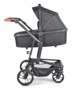 Cangaroo Ellada Black 3-in-1 Combi Kinderwagen Incl. Autostoel -Kleintje Wereld cangaroo ellada black 3 in 1 kinderwagen incl. autostoel 4