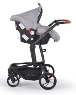 Cangaroo Ellada Grey 3-in-1 Combi Kinderwagen Incl. Autostoel -Kleintje Wereld cangaroo ellada grey 3 in 1 kinderwagen incl. autostoel 15