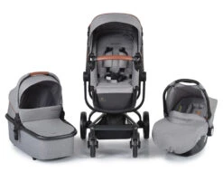 Cangaroo Ellada Grey 3-in-1 Combi Kinderwagen Incl. Autostoel -Kleintje Wereld cangaroo ellada grey 3 in 1 kinderwagen incl. autostoel 17