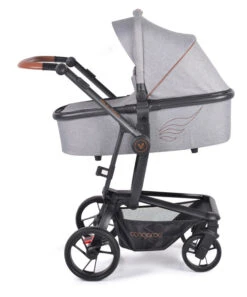 Cangaroo Ellada Grey 3-in-1 Combi Kinderwagen Incl. Autostoel -Kleintje Wereld cangaroo ellada grey 3 in 1 kinderwagen incl. autostoel 4 1