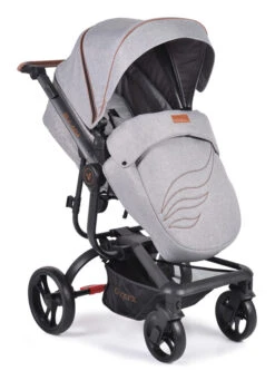 Cangaroo Ellada Grey 3-in-1 Combi Kinderwagen Incl. Autostoel -Kleintje Wereld cangaroo ellada grey 3 in 1 kinderwagen incl. autostoel 5