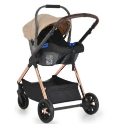 Cangaroo Empire Beige 3-in-1 Kinderwagen Incl. Autostoel -Kleintje Wereld cangaroo empire beige 3 in 1 kinderwagen incl. autostoel 15