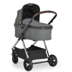 Cangaroo Empire Dark Grey 3-in-1 Kinderwagen Incl. Autostoel -Kleintje Wereld cangaroo empire dark grey 3 in 1 kinderwagen incl. autostoel 2