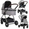 Cangaroo Empire Light Grey 3-in-1 Kinderwagen Incl. Autostoel