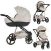 Cangaroo Florence Beige 3-in-1 Kinderwagen Incl. Autostoel 109994 -Kleintje Wereld cangaroo florence beige 3 in 1 kinderwagen incl. autostoel 109994 1