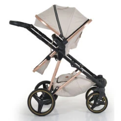 Cangaroo Florence Beige 3-in-1 Kinderwagen Incl. Autostoel 109994 -Kleintje Wereld cangaroo florence beige 3 in 1 kinderwagen incl. autostoel 109994 12