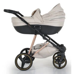 Cangaroo Florence Beige 3-in-1 Kinderwagen Incl. Autostoel 109994 -Kleintje Wereld cangaroo florence beige 3 in 1 kinderwagen incl. autostoel 109994 3