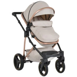 Cangaroo Florence Beige 3-in-1 Kinderwagen Incl. Autostoel 109994 -Kleintje Wereld cangaroo florence beige 3 in 1 kinderwagen incl. autostoel 109994 6