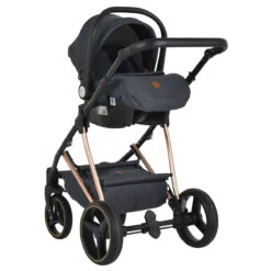 Cangaroo Florence Black 3-in-1 Kinderwagen Incl. Autostoel 109997 -Kleintje Wereld cangaroo florence black 3 in 1 kinderwagen incl. autostoel 109997 18