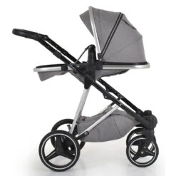 Cangaroo Florence Grey 3-in-1 Kinderwagen Incl. Autostoel 109996 -Kleintje Wereld cangaroo florence grey 3 in 1 kinderwagen incl. autostoel 109996 13