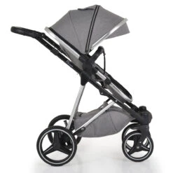 Cangaroo Florence Grey 3-in-1 Kinderwagen Incl. Autostoel 109996 -Kleintje Wereld cangaroo florence grey 3 in 1 kinderwagen incl. autostoel 109996 8