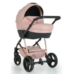 Cangaroo Florence Pink 3-in-1 Kinderwagen Incl. Autostoel 109995 -Kleintje Wereld cangaroo florence pink 3 in 1 kinderwagen incl. autostoel 109995 4