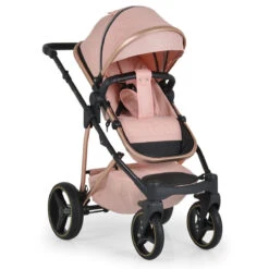 Cangaroo Florence Pink 3-in-1 Kinderwagen Incl. Autostoel 109995 -Kleintje Wereld cangaroo florence pink 3 in 1 kinderwagen incl. autostoel 109995 7