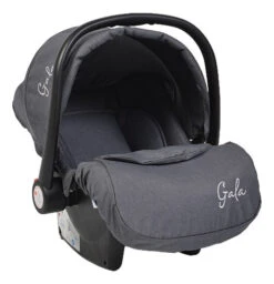 Cangaroo Gala Steel Grey 3-in-1 Combi Kinderwagen Incl. Autostoel -Kleintje Wereld cangaroo gala black leather 2 in 1 combi kinderwagen