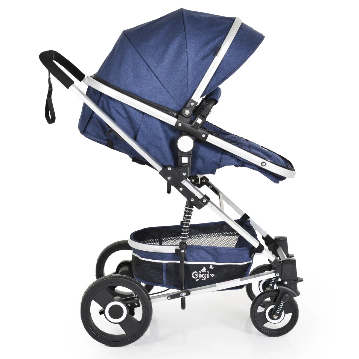 Cangaroo Gigi Denim 3-in-1 Combi Kinderwagen Incl. Autostoel 13 Cangaroo Gigi Denim 3-in-1 Combi Kinderwagen Incl. Autostoel - Afbeelding 11