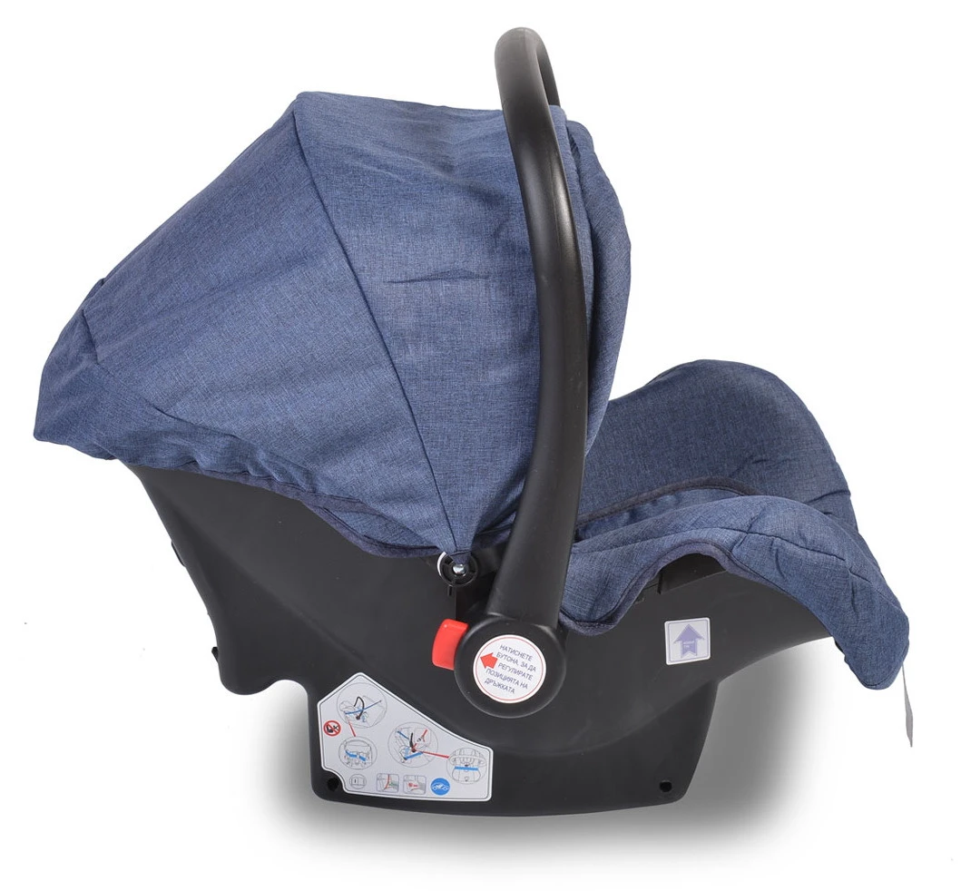 Cangaroo Gigi Denim 3-in-1 Combi Kinderwagen Incl. Autostoel 21 Cangaroo Gigi Denim 3-in-1 Combi Kinderwagen Incl. Autostoel - Afbeelding 19