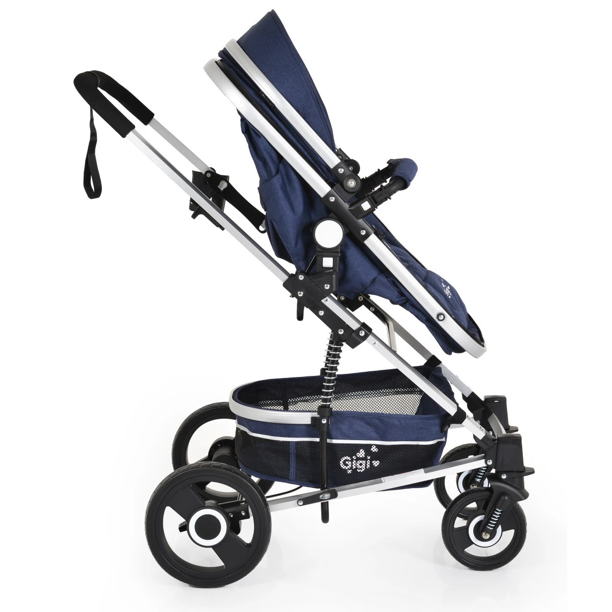 Cangaroo Gigi Denim 3-in-1 Combi Kinderwagen Incl. Autostoel 11 Cangaroo Gigi Denim 3-in-1 Combi Kinderwagen Incl. Autostoel - Afbeelding 9