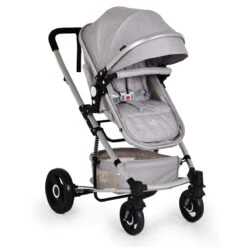 Cangaroo Gigi Light Grey 3-in-1 Combi Kinderwagen Incl. Autostoel -Kleintje Wereld cangaroo gigi light grey 3 in 1 combi kinderwagen 13