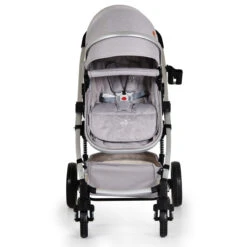 Cangaroo Gigi Light Grey 3-in-1 Combi Kinderwagen Incl. Autostoel -Kleintje Wereld cangaroo gigi light grey 3 in 1 combi kinderwagen 14