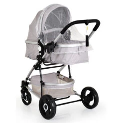 Cangaroo Gigi Light Grey 3-in-1 Combi Kinderwagen Incl. Autostoel -Kleintje Wereld cangaroo gigi light grey 3 in 1 combi kinderwagen 6