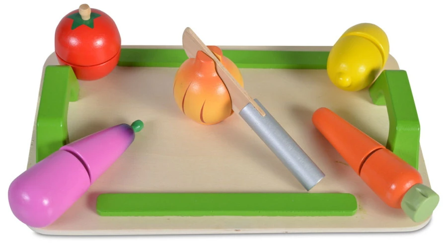 Cangaroo Houten Groenten Snij Set 4308 4 Cangaroo Houten Groenten Snij Set 4308 - Afbeelding 2