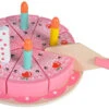 Cangaroo Houten Happy Birthday Speelgoed Taart 4223N -Kleintje Wereld cangaroo houten happy birthday speelgoed taart 4223n 1