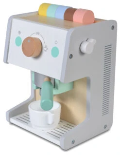 Cangaroo Houten Koffiezetapparaat Incl. Capsules 4319 -Kleintje Wereld cangaroo houten koffiezetapparaat incl. capsules 4319 3