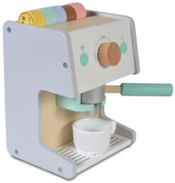 Cangaroo Houten Koffiezetapparaat Incl. Capsules 4319 -Kleintje Wereld cangaroo houten koffiezetapparaat incl. capsules 4319 4