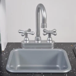 Cangaroo Houten Speelgoedkeuken 7257 -Kleintje Wereld cangaroo houten speelgoedkeuken 7257 7