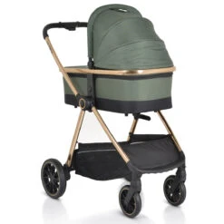 Cangaroo Hydra Green 2-in-1 Kinderwagen Incl. Adapter -Kleintje Wereld cangaroo hydra green 2 in 1 kinderwagen incl. adapter 3